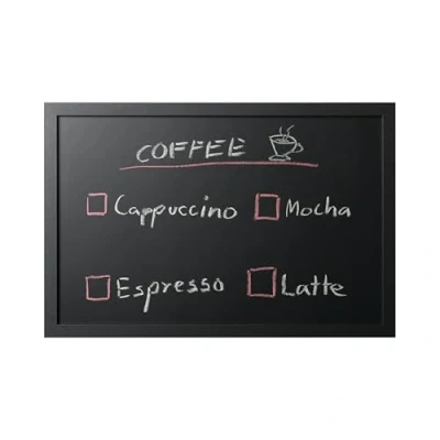 Afbeelding van Bi Office PM0325168 Back To Chalk Krijtbord met Zwart Houten Omlijsting, 60x40 cm