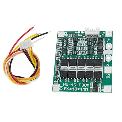 Afbeelding van 14.8V 4S 30A 18650 lithium batterij BMS PCB geïntegreerde schakelingen bescherming board