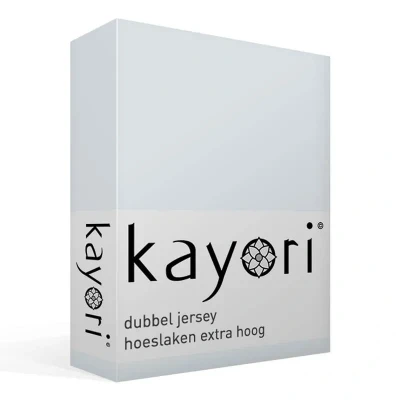 Afbeelding van Hoeslaken Kayori Saiko Zilvergrijs (Jersey) 140 x 220 cm