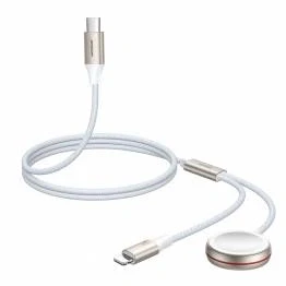 Afbeelding van Kabel met iPhone oplader en Apple Watch van Joyroom.