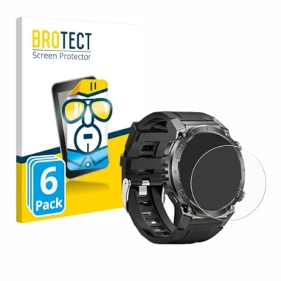 Afbeelding van BROTECT Schermbeschermer Schermbeschermfolie Helder Transparant, Smartwatch beschermfolie, Transparant