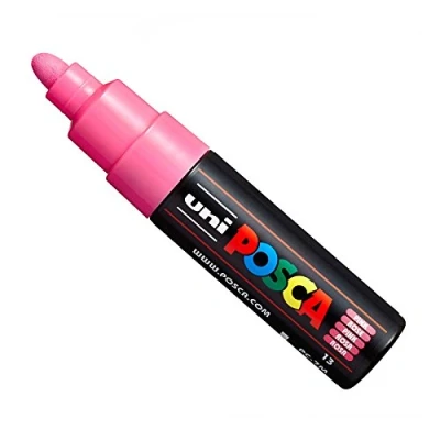 Afbeelding van Uni POSCA PC 7M Paint Marker Marker, brede punt 4,5 5,5 mm, 15 kleuren, roze