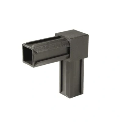 Afbeelding van Alberts pijpverbinder, 90 , kunststof, zwart, 20 x 1,5mm