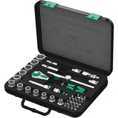 Afbeelding van Wera 8100 SB 4 Zyklop Speed ratelset, 3/8 inch aandrijving, indraaibaar, 38 delig, 05003596001