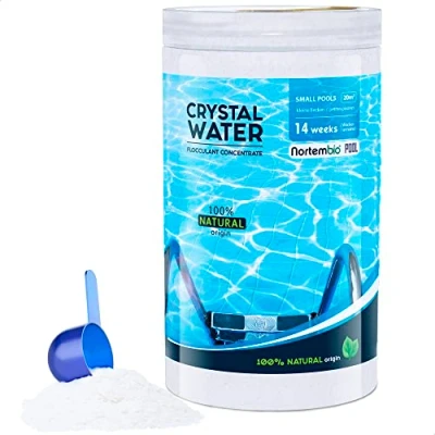 Afbeelding van Nortembio Geconcentreerd Natuurlijk Vlokmiddel, 14 Weken. Troebelheidsverwijderaar voor Zwembaden en Spa&#039;s. Verduidelijkende Actie Transparante Wateren. Veilig Biologisch Product.