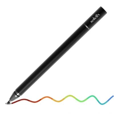 Afbeelding van soleilx Stylus voor tablet, universele pen en tablet met touchscreen stylus, compatibel iPhone, iPad, smartphone Android tablets.