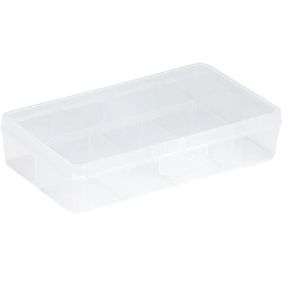 Afbeelding van SUNWARE Q line Divider Box met 8 compartimenten 245 x 150 52mm transparant