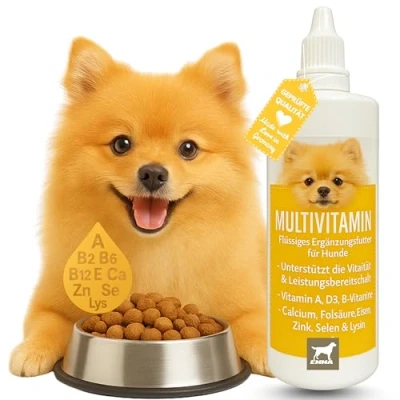 Afbeelding van EMMA Multi Vitamine B complex voor honden, vitaminen B1, B2, B6, B12, calcium, foliumzuur, ijzer, zinkvloeistof 100 ml