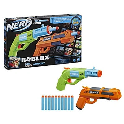 Afbeelding van Nerf Roblox Jailbreak Armory blaster Inclusief Darts