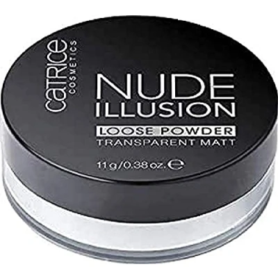 Afbeelding van Catrice Nude Illusion Loose Powder, transparant, mat, voor de gemengde huid, een onzuivere langdurig, matterend, veganistisch, vrij van nanodeeltjes (11 g)