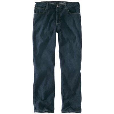 Afbeelding van Werkbroek Carhartt Men Rugged Flex Relaxed Straight Jean Light Blue Chambray W33/L36