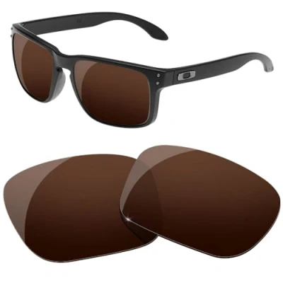 Afbeelding van HiCycle2 Gepolariseerde vervangende lenzen voor Oakley Holbrook XL Zonnebril Multi Opties, Bruin, nothing