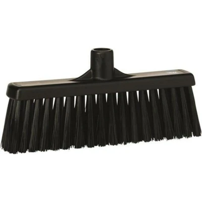 Afbeelding van Vikan Rechte Veger Kop Medium 31cm Zwart