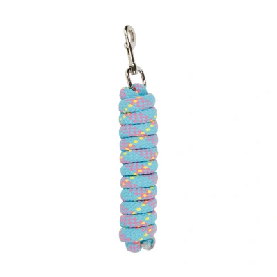 Afbeelding van Harry&#039;s Horse Halstertouw mounty, zilverkleurige muskaton, 2M One Size Lblauw Roze Geel