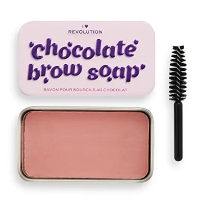 Afbeelding van I Heart Revolution, chocolade wenkbrauwzeep, heldere toepassing, vollere en pluiziger wenkbrauwen, geurend, 10 g