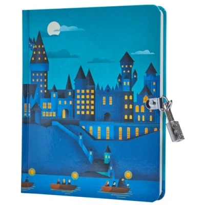 Afbeelding van Harry Potter: Hogwarts Castle at Night Lock and Key Diary