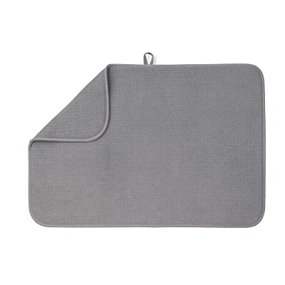 Afbeelding van Bellemain XXL Schotel Mat 24 x 17 (Grootste MAT) Microfiber Afwas Droogmat, Super Absorberend door (Grijs)
