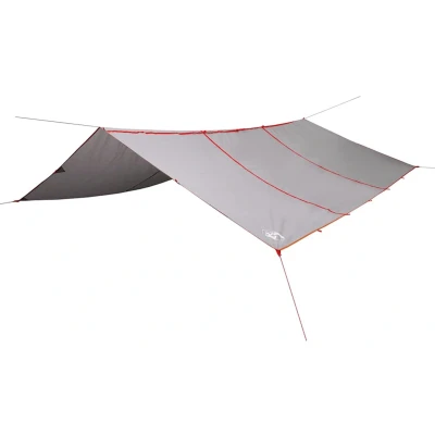 Afbeelding van vidaXL Kampeerluifel waterdicht 420x440 cm grijs en oranje