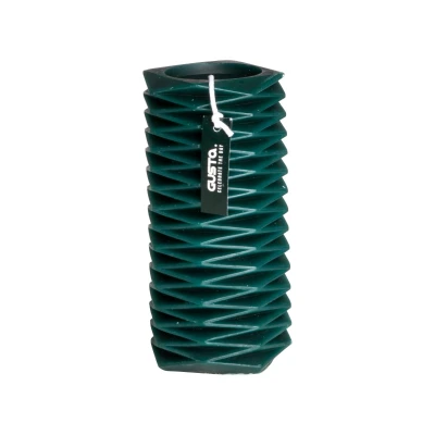 Afbeelding van Figuurkaars ZigZag donker groen