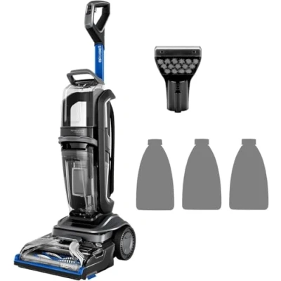 Afbeelding van BISSELL Revolution HydroSteam™ Tapijtreiniger Voor hardnekkig, plakkerig vuil en rommel Met snoer tapijt, vloerkleden, bekleding, trappen 77 dBa Zwart, Titanium, Kobaltblauw 3670N