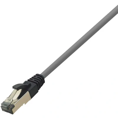 Afbeelding van LogiLink CQ8042S RJ45 Netwerkkabel, patchkabel CAT 8.1 S/FTP 1.50 m Lichtgrijs Halogeenvrij 1 stuk(s)