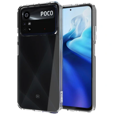 Afbeelding van Xiaomi Poco X4 Pro 5G Hoesje Kunststof Accezz Hardcase/Backcover Transparant Telefoonhoesje Shockproof/Valbescherming