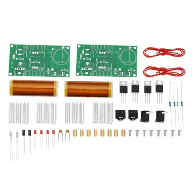Afbeelding van Create idea 2 set Coil Speaker DIY Mini Transformator Kit DC 15 24V 15W Compatibel Met Tesla Plasma Draadloze Transmissie Module Solderen Project Ongeassembleerd