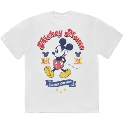 Afbeelding van Disney Mickey Mouse One &amp; Only Heren T shirt XL Wit
