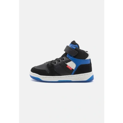 Afbeelding van Kickers Uniseks Kickado sneakers voor kinderen, Zwart Blauw, 27 EU