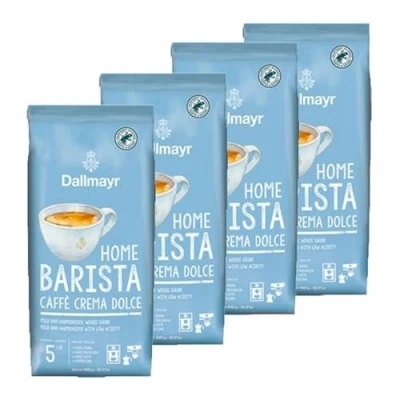 Afbeelding van Dallmayr Home Barista Caffè Crema Dolce koffiebonen 4 x 1 kilo