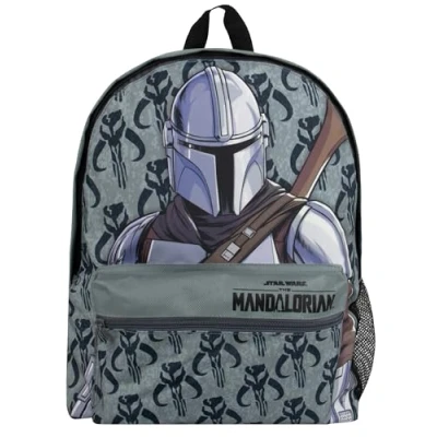 Afbeelding van STAR WARS Rugzak Jongens Schooltas Mandalorian Voor School Grijs One Size