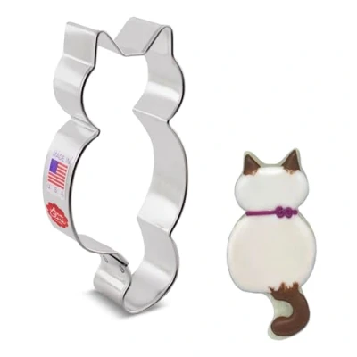 Afbeelding van Ann Clark Cookie Cutters Schattige Katje Koekjesvorm, 10,2 cm