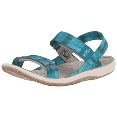 Afbeelding van KEEN Unisex kinderen Elle Backstrap, Sea Moss Fjord Blue, 39 EU
