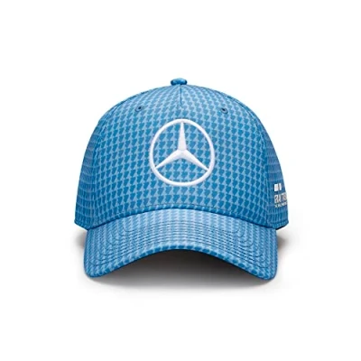 Afbeelding van Mercedes AMG Petronas Formula One Team 2023 Lewis Hamilton Driver Cap Denim Blauw Unisex Maat: Size,