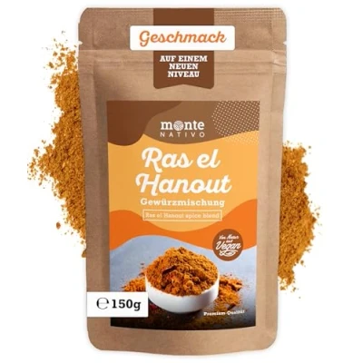 Afbeelding van ras el hanout (150 g) voorzichtig gedroogde kruidenmix aromatische en lekkere oosterse specerijen, ideaal voor het koken