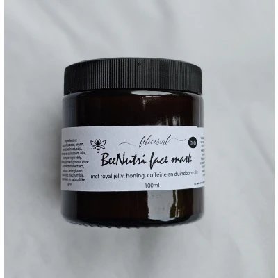 Afbeelding van BeeNutri face mask royal jelly lijnzaad coffeïne niacinamide 100ml
