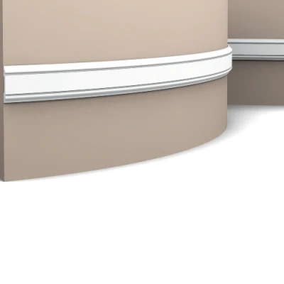 Afbeelding van Orac PX144F wandlijst 200x4.7x0.8 cm flexibele decoratie voor wand en plafond
