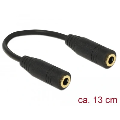 Afbeelding van Delock Adapter Audio Jack 3.5 mm 4 Pin Vrouwelijk &gt; 13 cm