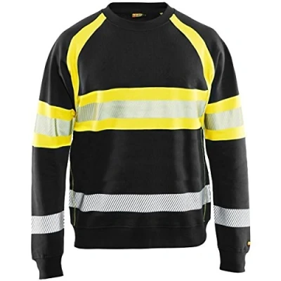 Afbeelding van Blaklader Sweatshirt Hi vis Klasse 1 Bla Klader 3359 ZWART/GEEL MT L
