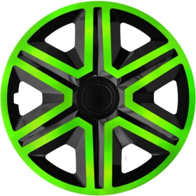 Afbeelding van 4x NRM Radkappen ACTION 14″ grün