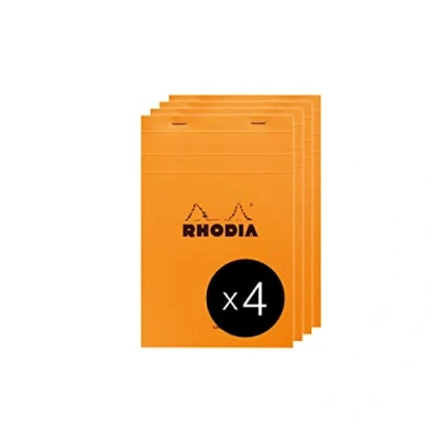 Afbeelding van RHODIA Clairefontaine 15600C notitieblok, nr. 15 Giantpad A5, gelinieerd, 150 vellen, papier 80 g, gecoat, 4 stuks