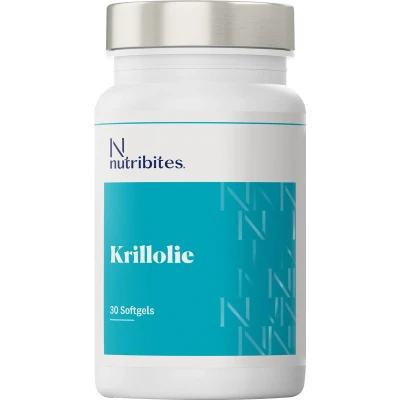 Afbeelding van Nutribites Krillolie bevat 100% pure krill 30 softgels