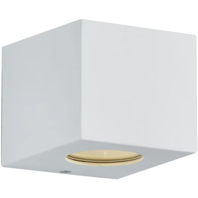 Afbeelding van REALITY CORDOBA Wandlamp Wit mat incl. 2x SMD 2W Buitenverlichting IP44