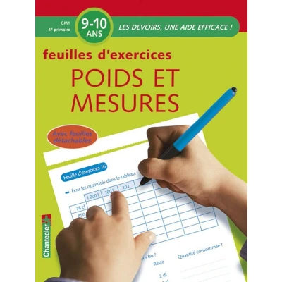 Afbeelding van Les devoirs Feuilles d&#039;ex. Poids et mesures (9 10 a.)