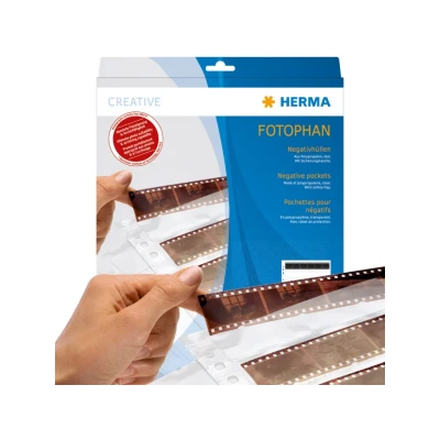 Afbeelding van Herma Negativen helder, transparant, voor 7 x 5 negatieven, 100 st.