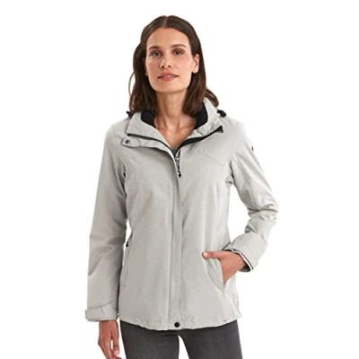 Afbeelding van killtec Women&#039;s Functioneel jack met afritsbare capuchon Inkele, light beige, 40, 24073 000
