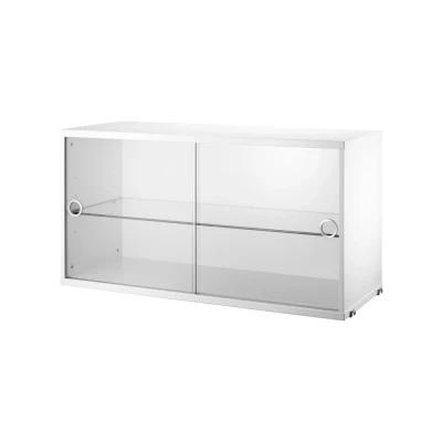Afbeelding van String vitrinekast 78 cm wit