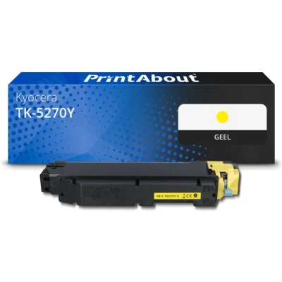Afbeelding van Huismerk Kyocera TK 5270Y Toner Geel