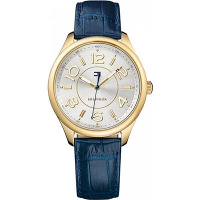 Afbeelding van Tommy Hilfiger TH1781675 Horloge Leer Blauw 38 mm
