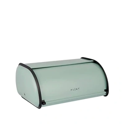 Afbeelding van Plint Broodtrommel Retro Grijs/Groen Vintage Look